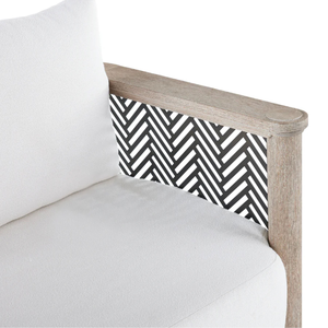 Luxury Nordic Garden <b>Armchair</b> Sculpted Wood Frame Lounge Seating for Interior Design and Hospitality Projects - Product Image 4