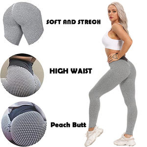 Leggings de Yoga de Cintura Alta para Mujer, Diseño a Cuadros Simple, Transpirables, Ecológicos, con Efecto Levanta Glúteos, para Gimnasio y Fitness - Product Image 6