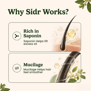 <b>Best</b> Quality 100% Authentic Qasil Leaf Powder Natural and Pure Cosmetic Grade 200g Sidr Powder for Hair Frizz Control Support - Product Image 6