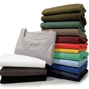 Camiseta de Algodón Premium Lista para Enviar, Lisa, de Manga Corta, Varios Colores, Venta al por Mayor, 100% Algodón, Entrega Rápida - Product Image 4