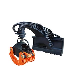Nueva Garra Rotatoria para Troncos TMG SLG49 de 50 Pulgadas para Minicargadora, Rotación de 360 Grados, Válvula de Control Solenoide de 12V, Capacidad de 4500 LB, para Agricultura - Product Image 1