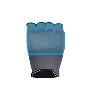 Guantes de Ciclismo de Medio Dedo Transpirables de Cuero, Protección UV, Absorción de Humedad, Antideslizantes, Correa de Muñeca Ajustable, Palma Acolchada - Product Image 2