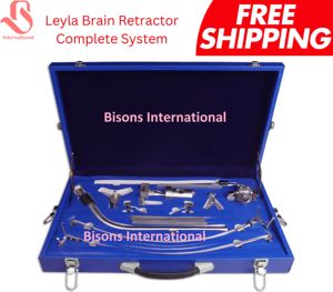 BISONS Vente en gros Rétracteur auto-retractant Leyla à double bras flexible en acier inoxydable, outil médical chirurgical manuel - Product Image 1