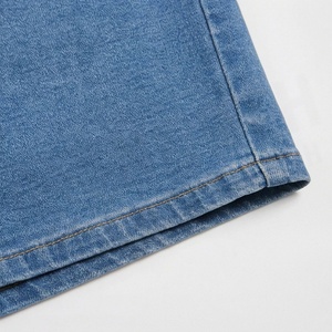 Minifalda de mezclilla de cintura alta para mujer con bolsillo, estilo casual - Product Image 6