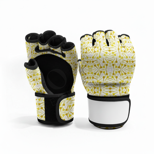 Dernier modèle de gants de combat MMA sans doigts, à paume ouverte, en cuir PU, avec support de poignet, pour grappling, entraînement, boxe et haltérophilie - Product Image 3