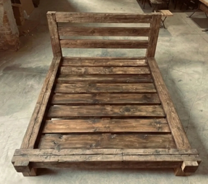 Modern Villa Bedroom Bed Hotel Indoor Furniture Set Resort Bedroom Bed Luxury Apartment Bedroom Furniture Set Bedroom Wood Beds - Product Image 6