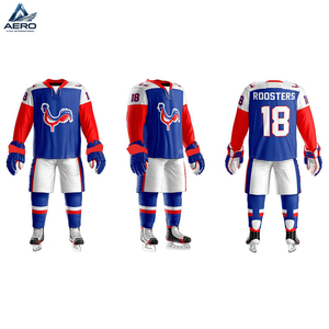 Venta al por Mayor de Camisetas de Hockey sobre Hielo Personalizadas y Pantalones Cortos a Juego, Nombre y Número del Equipo Personalizados - Ropa de Hockey de Calidad Profesional - Product Image 6