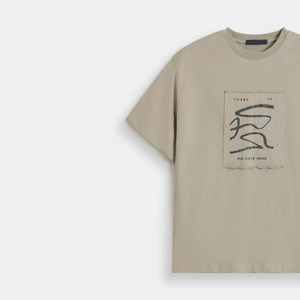 Camiseta de algodón suave unisex de dos tonos, manga corta, cuello redondo, informal, para verano, 100% algodón, para uso diario. - Product Image 3