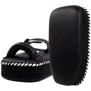Escudo de Patadas de Cuero PU Personalizado con Logotipo Impreso, de Largo Alcance, para Entrenamiento de Boxeo, Kickboxing, MMA y Muay Thai, Venta al Por Mayor 2026 - Product Image 3