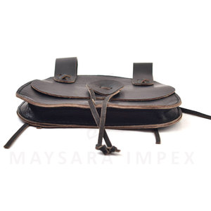 Pochette utilitaire médiévale en cuir réglable sur mesure, sacoche de ceinture style Viking, sacoche Sporran en cuir, pochettes médiévales essentielles - Product Image 4