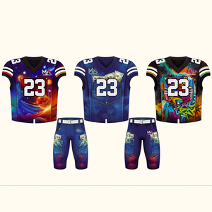 Uniforme de football américain léger et confortable avec impression par sublimation de haute qualité Uniformes de football américain - Product Image 1