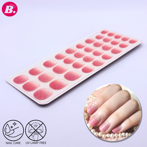 Marque de beauté coréenne BEST SEOUL BEAUTY, autocollants en gel pour ongles en kératine coréenne écologiques, sans lampe UV et sans toxines, vente en gros - Product Image 6