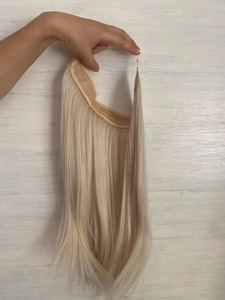 Extensiones de Cabello Halo de Excelente Calidad, Extensiones de Cabello Humano con Hilo Invisible para Mayor Longitud y Volumen de Forma Instantánea, Disponibles para la Venta - Product Image 3