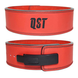 Fitness Body building <b>Weight</b> <b>Lifting</b> Lever <b>Belt</b> Leather Gym Waist Trainer QST lack Buckle Closure Leather <b>Weight</b> <b>Lifting</b> <b>Belt</b> - Product Image 4