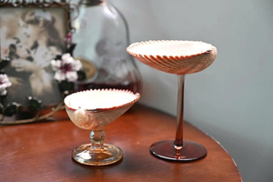 Copas de Vino Personalizadas con Diseño de Conchas Marinas 2026, Copas de Martini con Diseño de Conchas Marinas, Regalos para Damas de Honor de Boda, Regalos para Despedida de Soltera, Regalos de Aniversario - Product Image 4