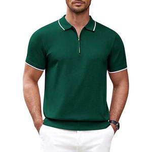 Camiseta deportiva tipo polo para hombre, diseño de manga corta de alto rendimiento, adecuada para sesiones de entrenamiento, partidos de tenis y uso diario. - Product Image 5