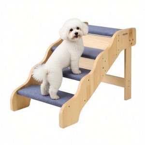 Scaletta per Animali Domestici in Memory Foam a Forma Ovale con Superficie Antiscivolo e Rivestimento Rimovibile in Tessuto con Motivo Animale - Product Image 2
