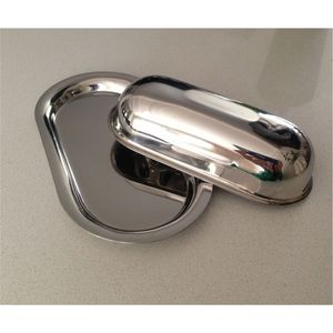 Porte-beurre en métal incassable de qualité supérieure, en acier inoxydable, résistant aux lave-vaisselle, boîte de rangement pour beurre, plat à beurre - Product Image 1