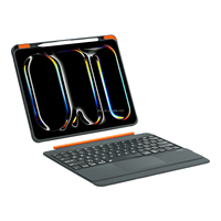iPad A16 11 İnç Yeni için Özelleştirilmiş İnce Taşınabilir Kablosuz USB-C RGB Arkadan Aydınlatmalı Çoklu Dokunmatik Yüzeyli Akıllı Klavye Kılıfı