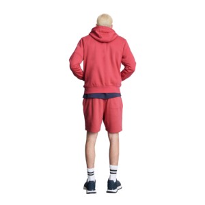 Vente en gros de sweat-shirts à capuche unisexes pour hommes, manches longues, 100% coton, molleton épais avec poche, personnalisable - Product Image 5