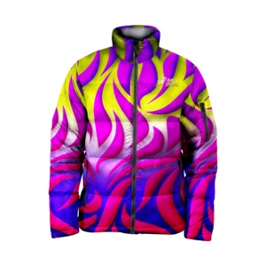 Nouvelle veste matelassée d'hiver de qualité supérieure, décontractée, tendance, personnalisée, impression intégrale, vestes matelassées légères - Product Image 3