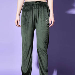 Conjunto de Dos Piezas de Terciopelo para Mujer, Ropa Casual de Manga Larga, Estilo Deportivo, a la Moda para Invierno - Product Image 6