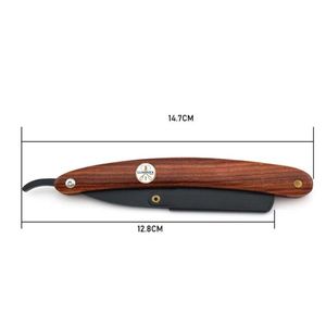 Maquinilla de afeitar de seguridad con mango de madera - Product Image 5