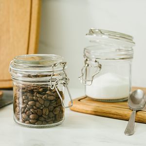 Confezione da 2 9.4 once contenitore per barattolo di vetro per organizzazione domestica e conservazione degli alimenti - Product Image 5