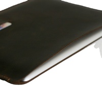 Étui en cuir véritable pour iPad Housse de bureau antichoc pour les voyages d'affaires Protection Messenger Tab Modèles iPad Utilisation informatique