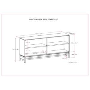 Banting Low Wide <b>Bookcase</b> - Product Image 4