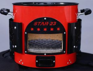 Poêle à bois en fonte robuste avec corps en acier forgé pour la cuisson en extérieur – Meilleur prix direct fabricant - Product Image 4