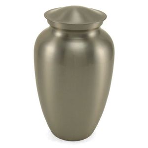 Urna de Metal para Cenizas Humanas Tamaño Adulto - Urna Funeraria de Metal Resistente con Tapa - Florero Conmemorativo Robusto para Entierro en el Cementerio - Product Image 5