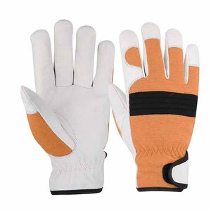 Gants de mécanicien en cuir de vachette grainé haute performance, résistants à la chaleur, antidérapants, robustes, pour usage industriel et de jardinage - Product Image 2