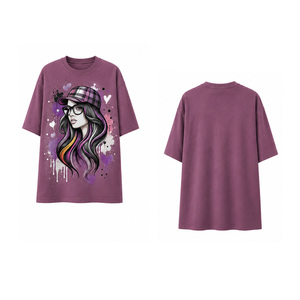 เสื้อยืดพิมพ์ลายกราฟิกสำหรับผู้หญิง ผ้าฝ้ายน้ำหนักเบา คอกลม แขนสั้น เสื้อสตรีทแวร์อินเทรนด์สำหรับฤดูร้อน ชุดแฟชั่นสำหรับใส่ทุกวัน - Product Image 4