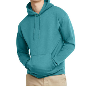 เสื้อสเวตเชิ้ตมีฮู้ดสีม่วงสำหรับผู้ชาย สีพื้น พิมพ์ลายโลโก้ด้านหน้าด้วยเทคนิค Heat-Transfer ผ้า FRENCH TERRY เหมาะสำหรับใส่ในฤดูใบไม้ร่วง - Product Image 5