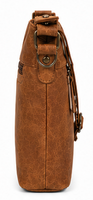 Sac bandoulière vintage bohème en cuir véritable pour femme, sac à bandoulière décontracté pour l'été et l'automne avec sangle réglable