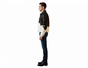 Veste en cuir véritable de qualité supérieure, design élégant et tendance, en cuir de vachette, coupe personnalisée, qualité supérieure, unisexe. - Product Image 2