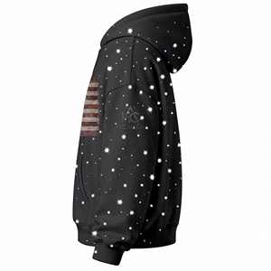 Sudadera con Capucha Oversize de Alta Calidad y Diseño Moderno, Color Negro, con Hombros Caídos, en Algodón/Poliéster - Product Image 5