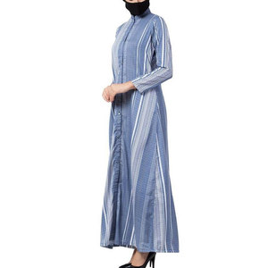 Abaya simple et sobre pour femmes, vêtements islamiques minimalistes et modestes, robe longue à manches longues pour femmes - Product Image 2