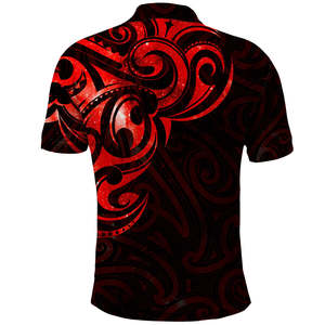 Short Sleeves Slim Fit <b>100</b>% <b>Polyester</b> Polynesian Polo <b>Shirt</b> with Custom logo Man Clothes Polo T-<b>shirt</b> - Product Image 1