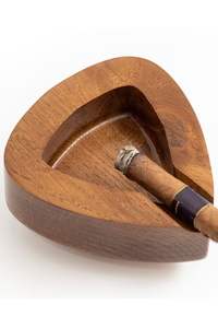 Cenicero de madera para cigarrillos, cenicero de madera de Sheesham con cajón para cenizas - Product Image 4