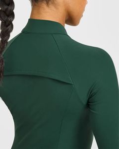 Chaqueta Corta de Running para Mujer, Ventilada, de Secado Rápido, con Cremallera Completa, Solapa Trasera de Malla, Orificios para Pulgares, Ajuste Delgado, Transpirable, para Exteriores - Product Image 6