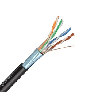 SURELINK 305m ftp cat5e 4pr 24awg طبل الجوي كابل ftp cat5e كابل خارجي FTP CAT5E