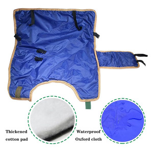 Oxford Cloth Flannel Lined Calf Saver Coat Waterproof Neck Thickened Belly Double Buckle Velcro Leg Fix Livestock <b>Blanket</b> - Product Image 2