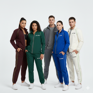 Conjunto Deportivo Rexfit Personalizado para Hombre, Chaqueta Cortavientos de Nailon Reflectante con Cremallera Completa y Pantalones Cortos, Conjunto Deportivo al por Mayor - Product Image 2