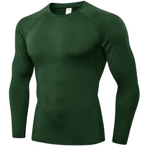 Camiseta Deportiva de Compresión para Hombre, Manga Larga, Absorbe la Humedad, para Gimnasio y Running, Proveedor Mayorista - Product Image 1