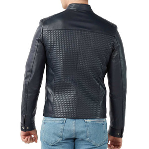 Luxury Men <b>Real</b> <b>Leather</b> <b>Jacket</b> with Classic Collar & Modern Street Fashion Trendy Streetwear Premium Quality <b>Leather</b> <b>Jacket</b> - Product Image 4