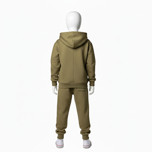 Chándal para Niños al Por Mayor, Chándales Deportivos Baratos para Niños, Chándal Personalizado de Dos Tonos, Corte Ajustado, 100% Algodón - Product Image 4