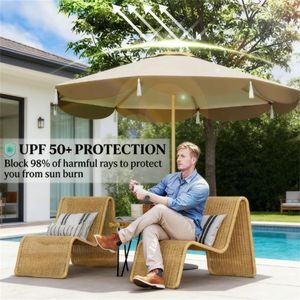 Ombrellone da Esterno per Terrazza e Cortile Senza Base - Ombrelloni e Basi per Patio - Product Image 3