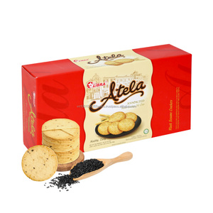 LIBRA ATELA Craquelins croustillants au sésame 150G HALAL ISO Boîte de sachets au goût sucré et salé Emballage de produits FMCG Vietnam Bon prix - Product Image 1